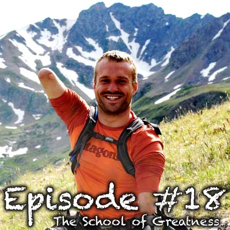 Kyle Maynard on the School of Greatness podcast with Lewis Howes