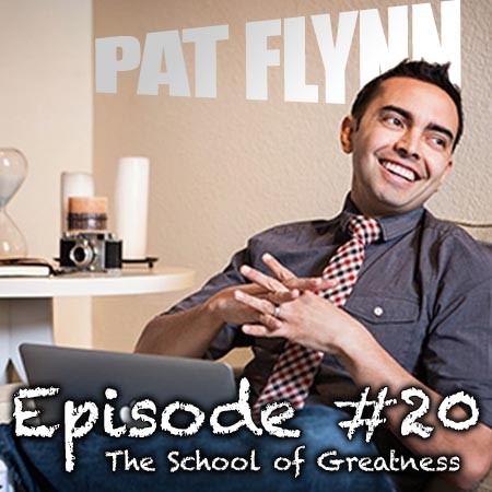 Pat Flynn on the School of Greatness Podcast with Lewis Howes