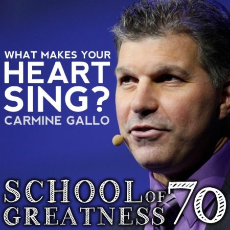 Carmine Gallo on the School of Greatness with Lewis Howes 